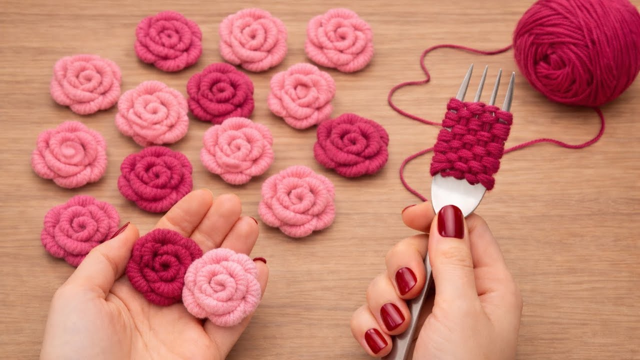 Forks and leftover string 😳 These are so easy to make and sell 💰 Make, sell, produce lots