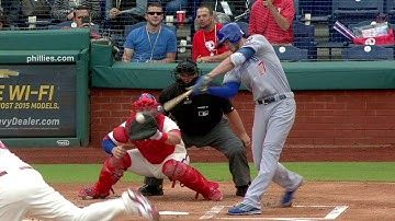 CHC@PHI: Bryant opens scoring with RBI single