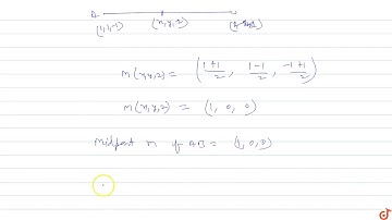 The position vector of a point lying on the line joining the points whose position vectors are ...