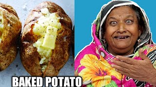 Tribal People Try Baked Potato For The First Time