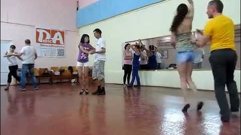 Танец Zouk Слава и Ирина in dance studio DancA 23 06 14 г. Гомель, Беларусь