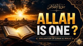 Why Surah Al-Ikhlas was revealed?|The World's First AI-Visualized Quran Series Why Surah Al-Ikhlas was revealed?|The World's First AI-Visualized Quran Series