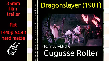 Dragonslayer (1981) 35mm film trailer, flat hard matte, 1440p