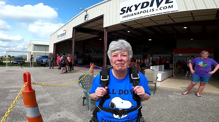 Janet VanMeter - Tandem Skydive at Skydive Indiana...