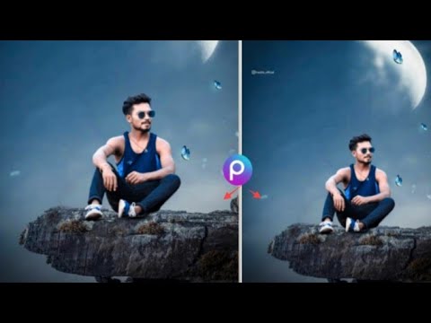 picsart new manipulation background change photo editing / picsart rock  photo editing - YouTube