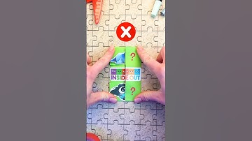 Solving Paper Craft Puzzle by Inside Out Emotions 💙#insideout2 #insideout #papercraft #puzzle #diy