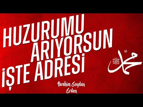 HUZURU MU ARIYORSUN? | REHBERİNİ TAKİP ET !