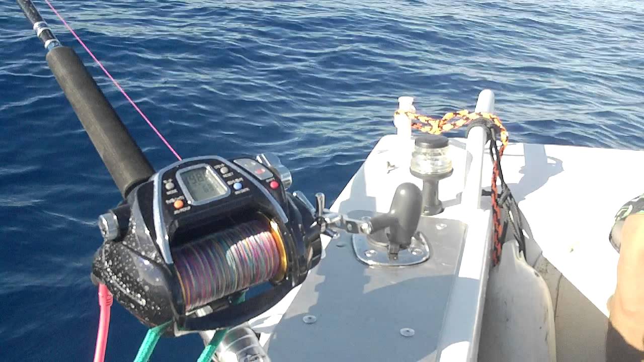 Deep Fishing on Daiwa MegaTwin Electric Reel (1). 
