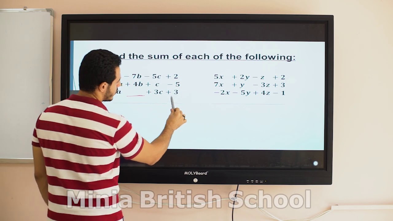 Adding and subtracting algebraic expressions-Math-Gr 7-first term-unit ...