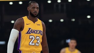NBA 2k18 - Lebron Signs with the LA Lakers | Lakers vs Celtics (4k 60fps) #LABRON