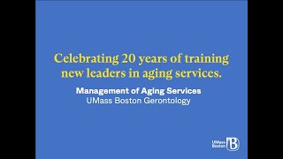 Management of Aging Services discussion