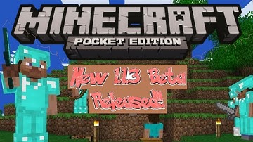 MCPE 1.1.3 BETA RELEASED! 4 NEW BLOCKS AND FOSSILS!!!!