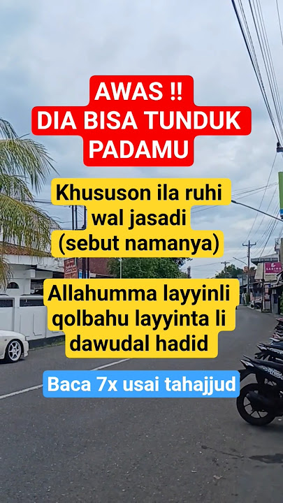 Awas !! Dia bisa tunduk padamu #doa #shorts