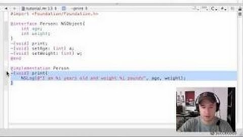 Objective C Programming Tutorial - 5 - Implementation