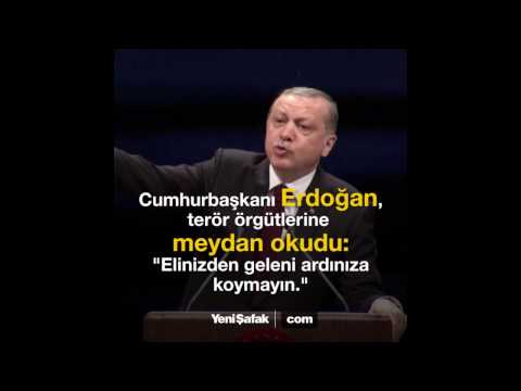 Erdoğan'ın sözleri salonu ayağa kaldırdı: Meydan okuyorum