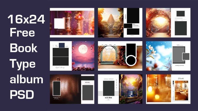 16x24 Book Type album PSD Creative wedding album Templates free download FPS -7 - YouTube 16x24-book-type-album-psd-creative-wedding-album-templates-free-download-fps-7-youtube