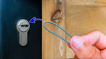Once You Know This Method, Opening a Lock Without a Key Is Super Easy!