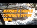 Making a simple concrete septic tank 3,900 pesos budget