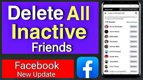How To Delete Inactive Friends On Facebook In One Click | New Update