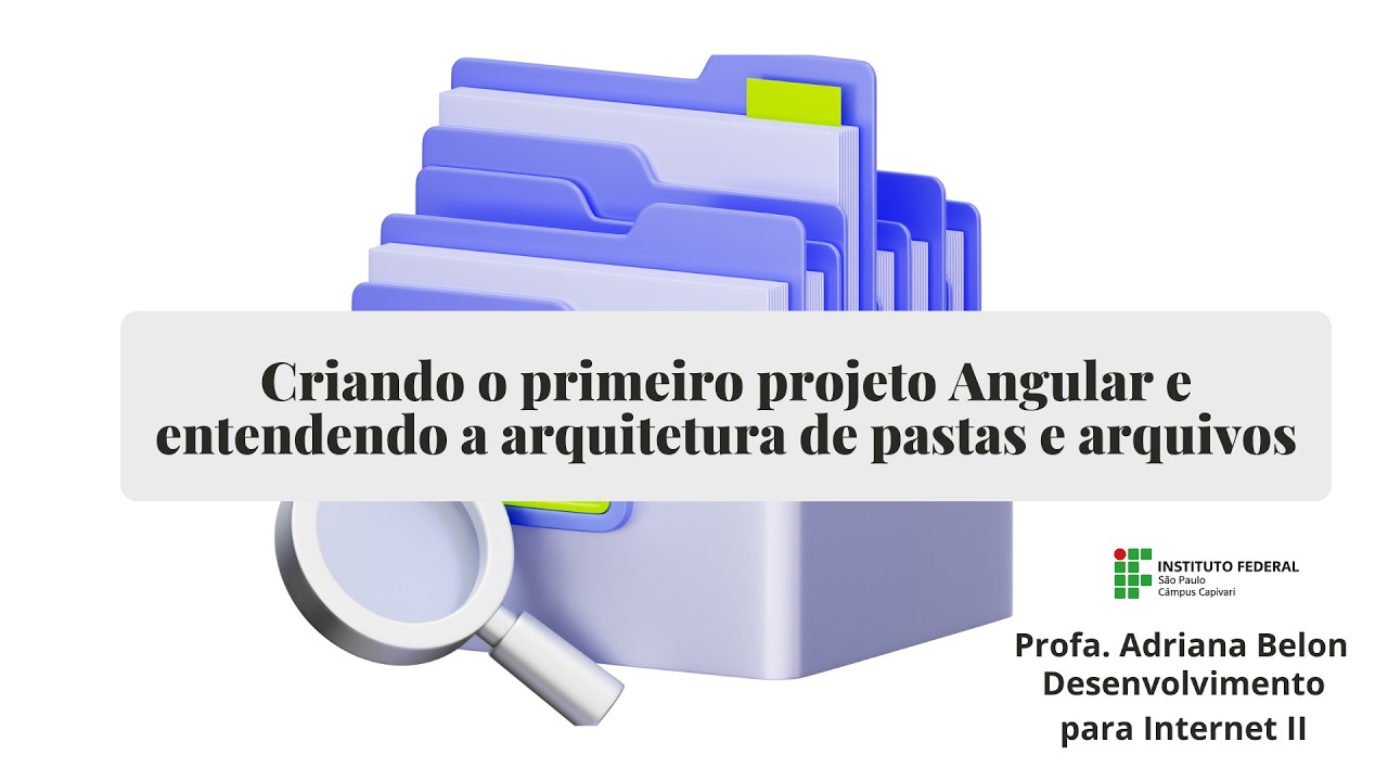 01 VIDEO Criando o primeiro projeto para entender a estrutura de ...