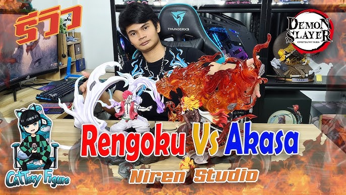 OUT OF STOCK】Niren Studio - Demon Slayer Kyojuro Rengoku VS Akaza, Demon  Slayer