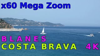 Summer 2022 vacations in Blanes, Costa Brava, Catalonia, Spain, 4K video