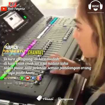 story wa sound system, versi operator cewek cantik 😁
