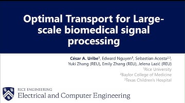 Cesar Uribe: Optimal Transport-Based Analysis of ECG Signals