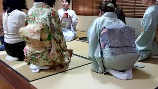 着物お茶会（宗嘉の会）着付け 茶道 和菓子 懐石料理 日本文化サロン