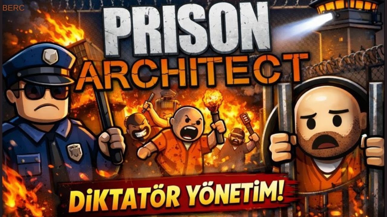 60 GÜN BOYUNCA DİKTATÖR GİBİ HAPİSANE YÖNETTİM! (Prison Architect)