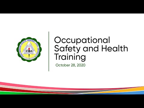 Occupational Safety And Health Training 1