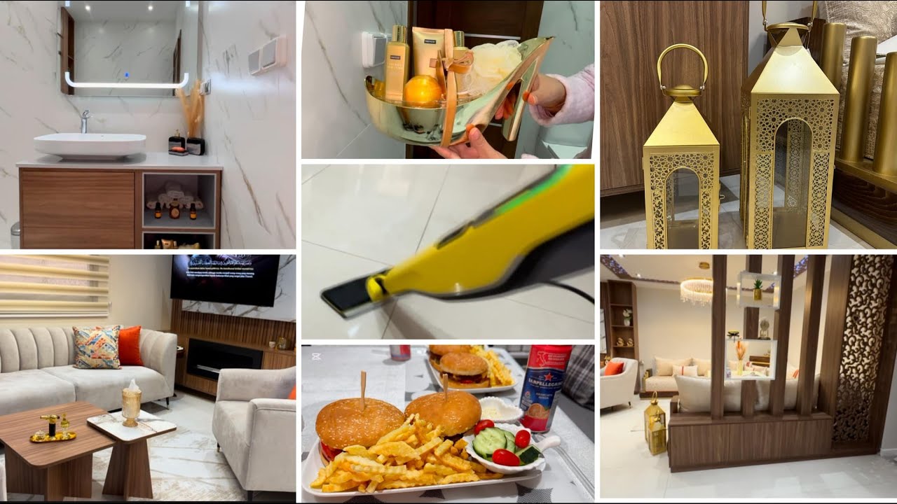 روتين صباحي كله حماس وأفكار🏡تنظيف وتعطير💓كيفاش تكون دارك ديما نقية✅شهيروة للغداء كتعجب الكبير وصغير🍔