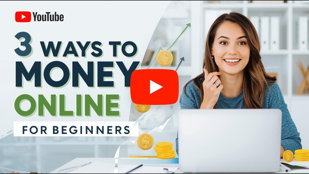 3 Ways to make money online for beginners - YouTube