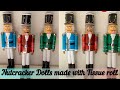 Nutcracker Dolls made with junk papers | Best out of waste | Paper crafts