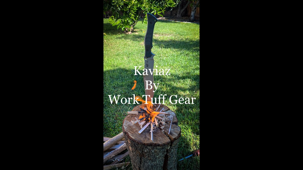 Knives Built Tough -The Kaviaz by Work Tuff Gear