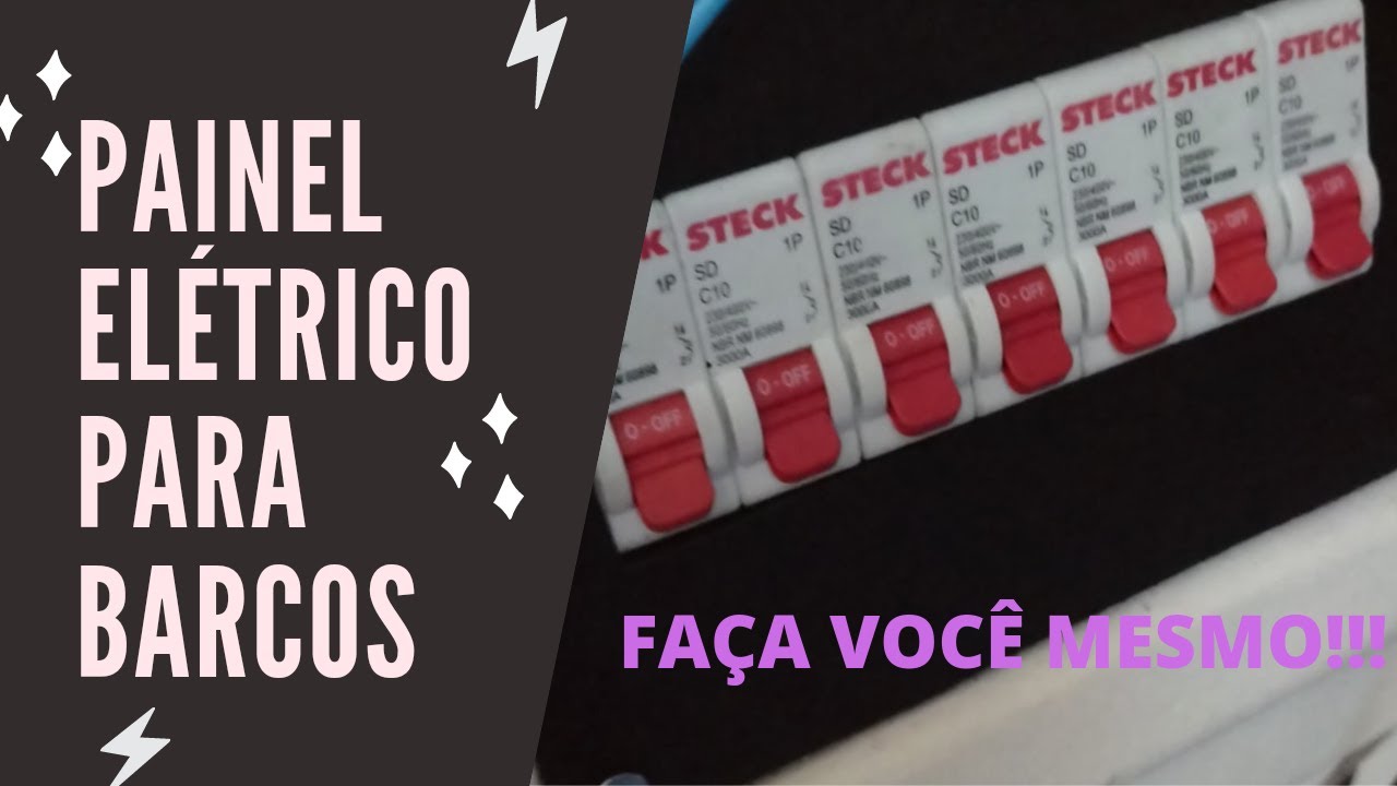 ⁣PAINEL ELÉTRICO PARA VELEIRO - BARCO - FEITO EM CASA !