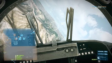Battlefield 3 PC Flying a Jet w/ Large Map (360 controller)