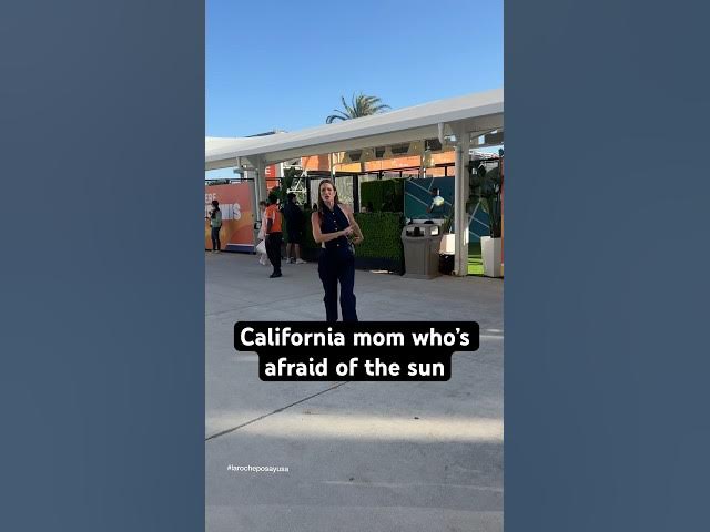 Mom who’s afraid of the sun