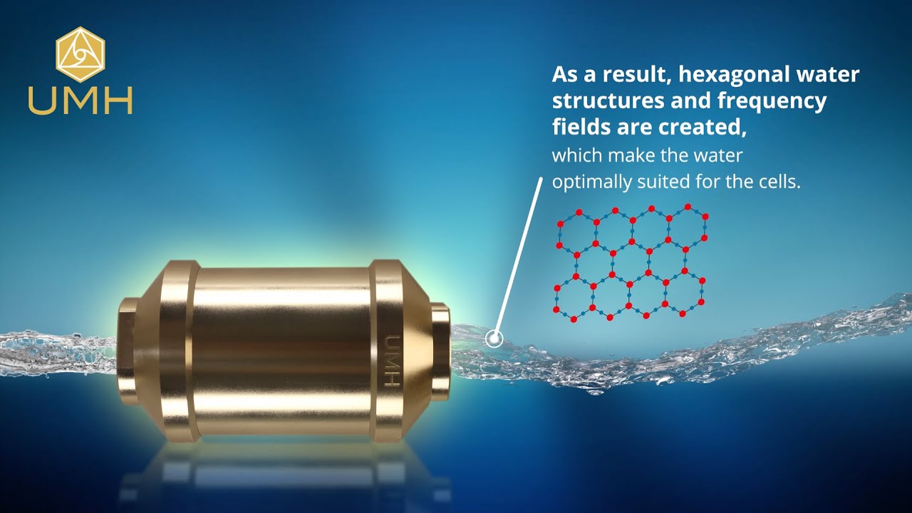 UMH water activation - water revitalization and energization with hexagonal water structures 432Hz