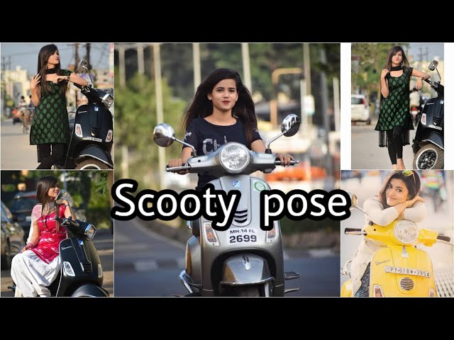 Scotty photoshoot pose | How to pose with scooty | Photo pose with scooty -  YouTube