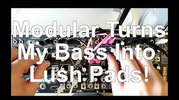 Turning Solo Bass into an Ambient Soundscape with @MAKEN0ISEMUSIC Tape + Microsound Music Machine