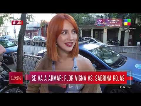 Flor Vigna apuntó contra Sabrina Rojas