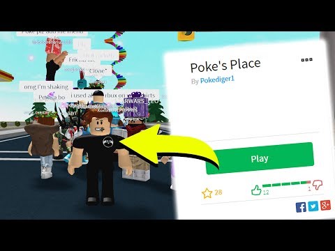 Making My Own Roblox Place Come Play With Me Youtube - games in roblox poke has played
