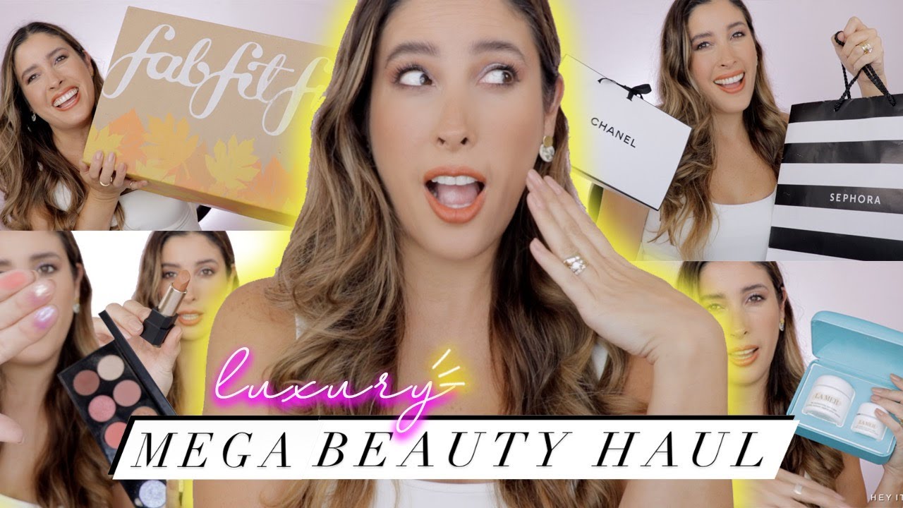 HUGE SEPHORA HAUL + FABFITFUN Fall 2021 Unboxing LUXURY BEAUTY HAUL Charlotte Tilbury CHANEL La Mer