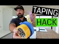 Tips for apply painters tape  how to tear tape for painting