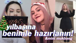 Benimle Yılbaşına Hazırlan Makyaj & Sohbet Tavuk Dürüm Mukbang