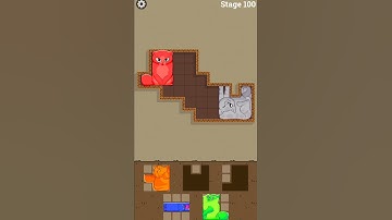 Puzzle Cats - Gameplay Walkthrough (iOS & Android) Stage 100 #funny #games #shorts
