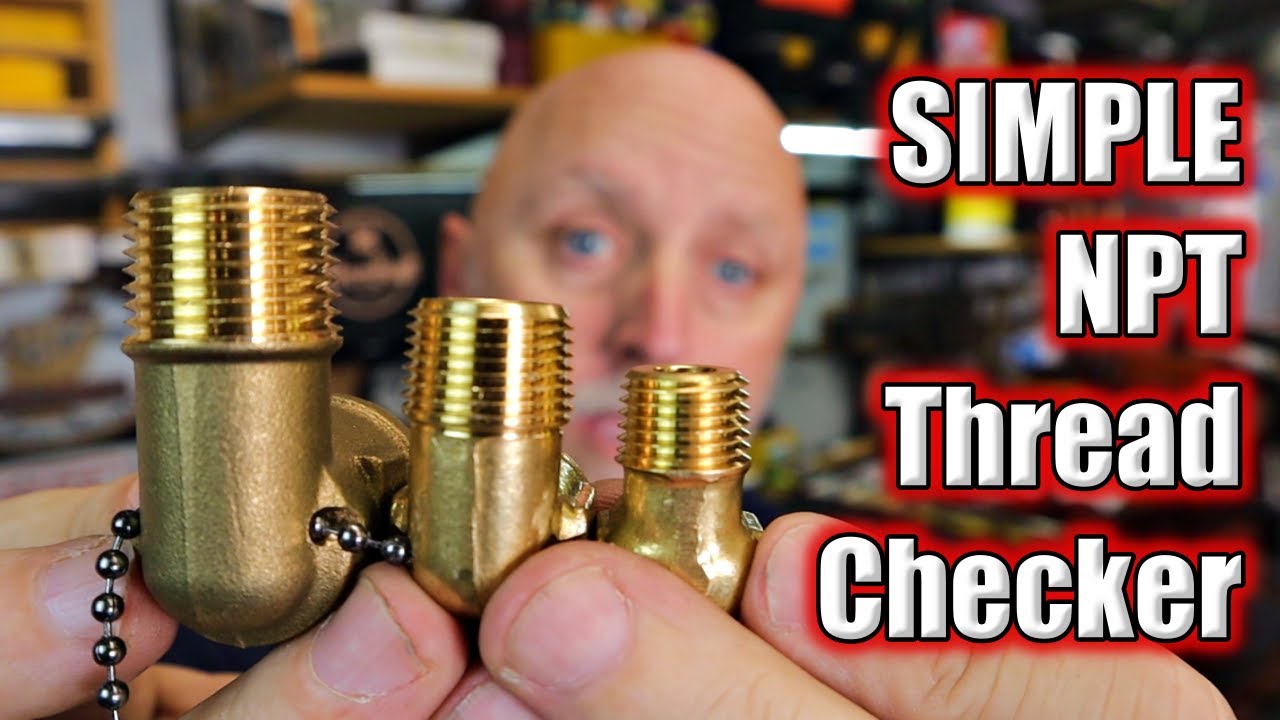 ПРОСТО! Проверка резьбы NPT | Идентификатор резьбы