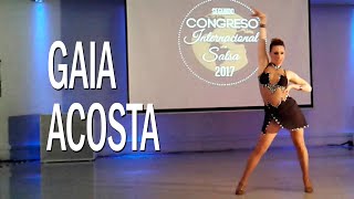 GAIA ACOSTA - Segundo Congreso Internacional de la Salsa 2017 - Buenos Aires