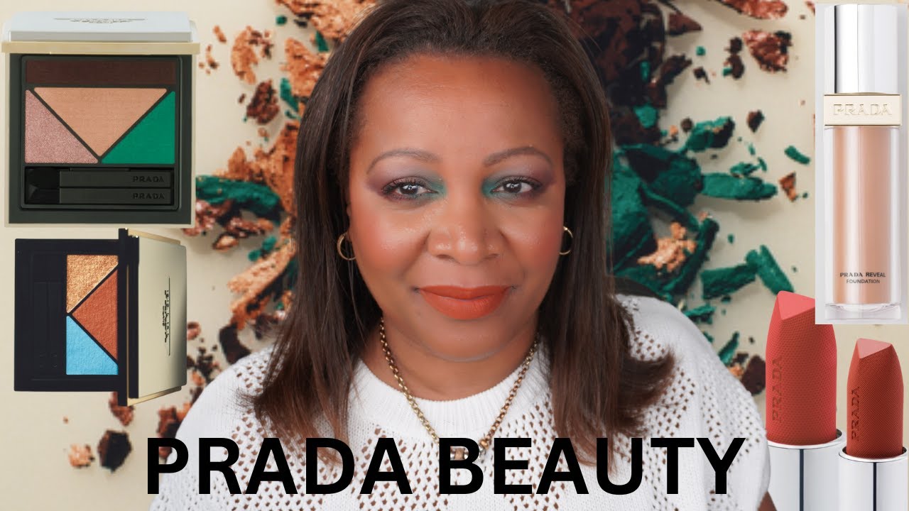 PRADA BEAUTY REVEAL FOUNDATION / DIMENSIONS EYESHADOWS/ MONOCHROME HYPER &  SOFT MATTE LIPSTICKS 